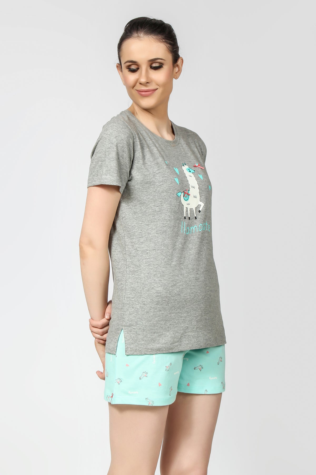 Lamaste Llama Shorts set