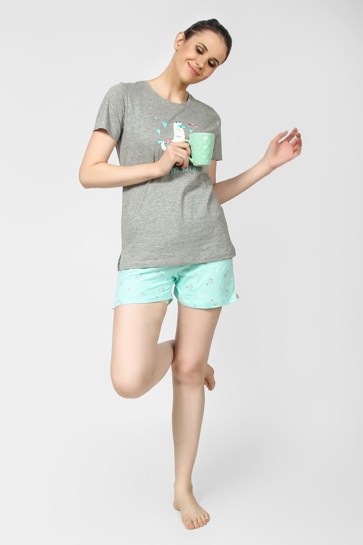 Lamaste Llama Shorts set