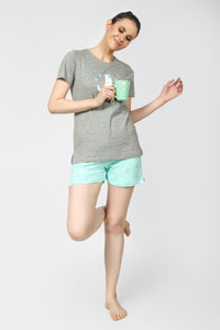 Lamaste Llama Shorts set