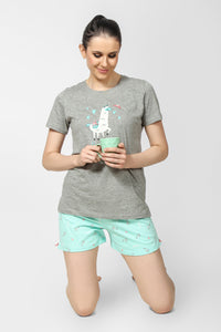 Lamaste Llama Shorts set