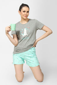 Lamaste Llama Shorts set