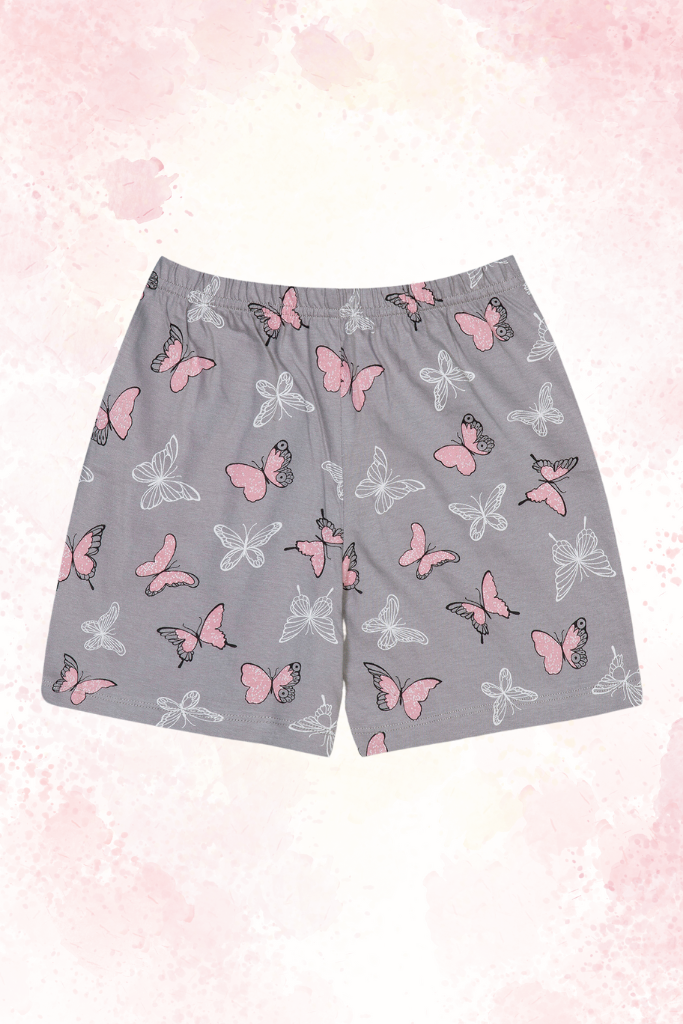 Pink Applique Butterfly Bliss Shorts Set