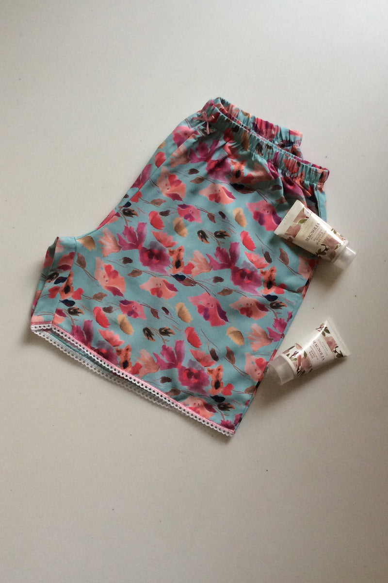 Abstract Floral Shorts - De - Nap.in - Nightwear