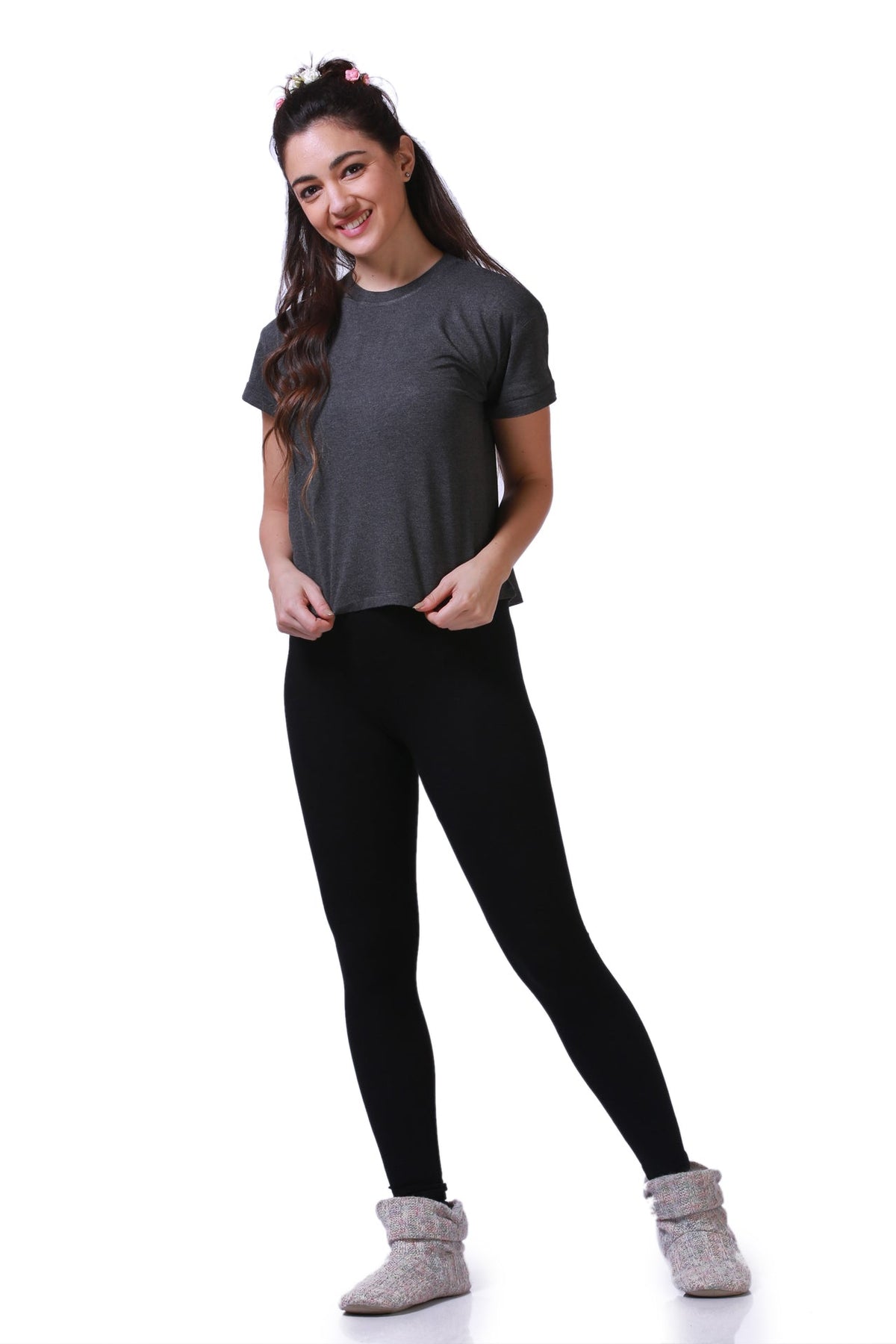 Anthra Crop top - De - Nap.in - Nightwear