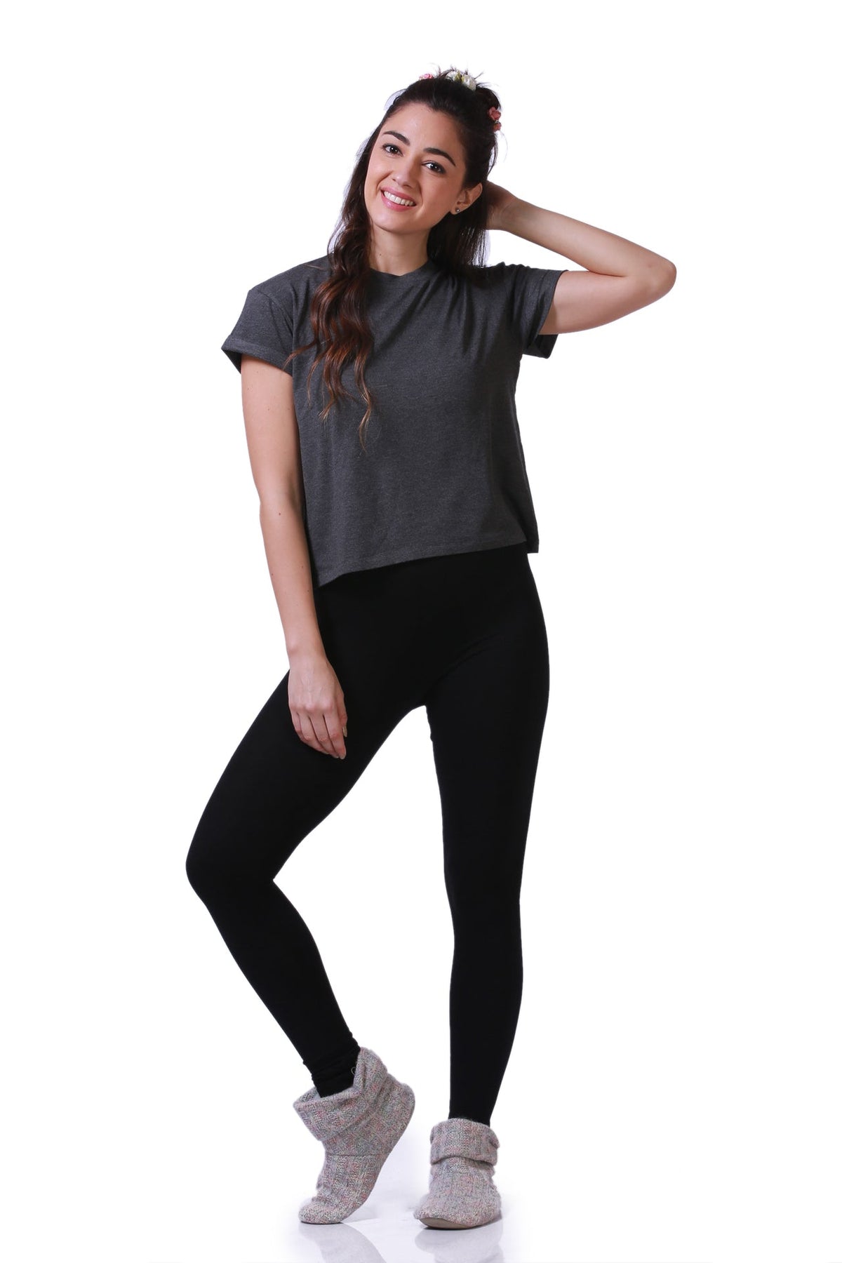 Anthra Crop top - De - Nap.in - Nightwear