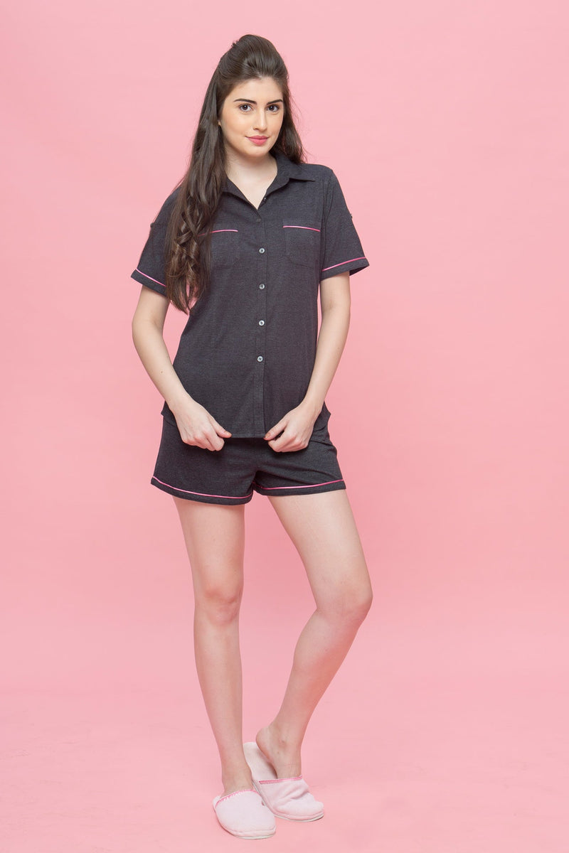 Anthra Shorts Set - De - Nap.in - Nightwear
