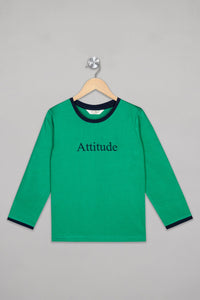 Attitude Full Sleeves Pyjama Set - De - Nap.in - Nightwear