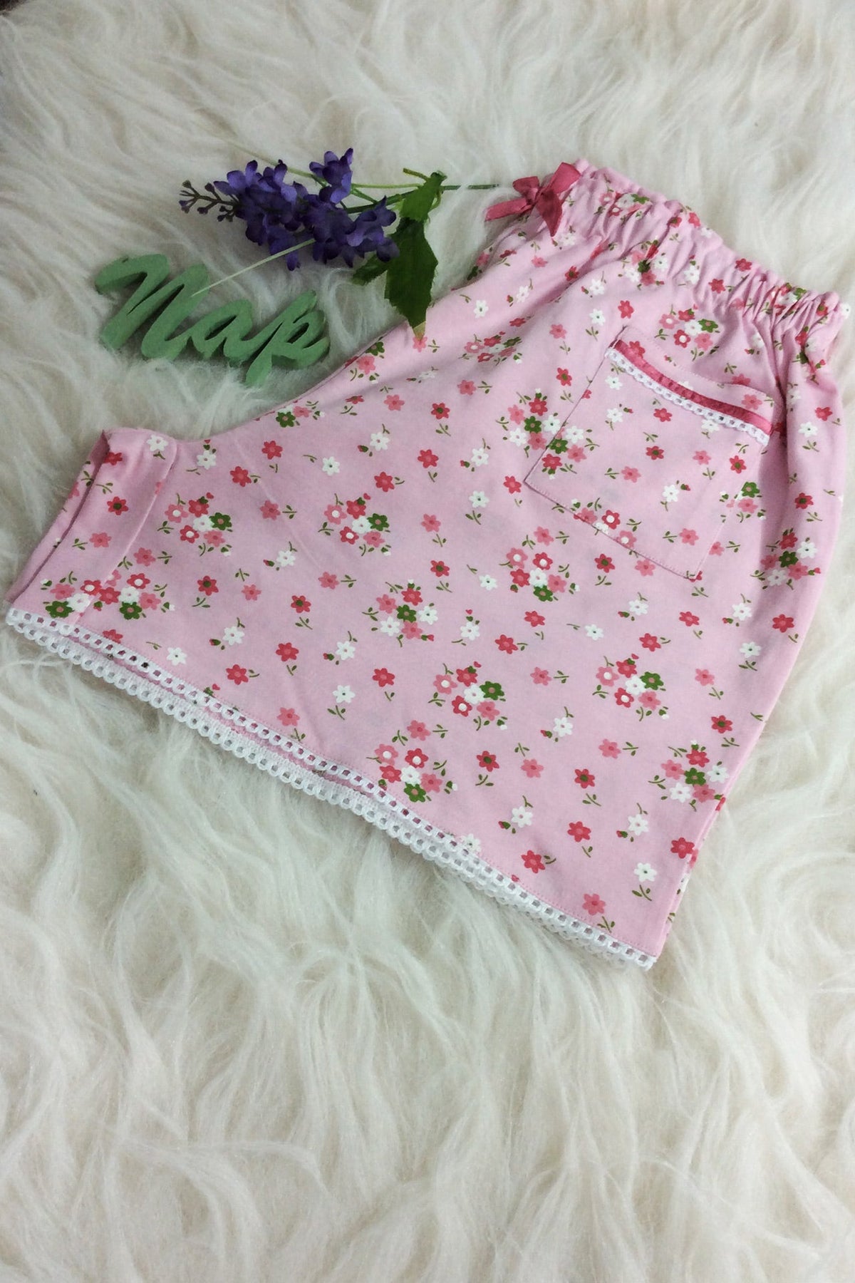 Bloom Pink Shorts Bottom - De - Nap.in - Nightwear