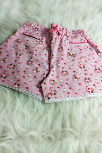 Bloom Pink Shorts Bottom - De - Nap.in - Nightwear