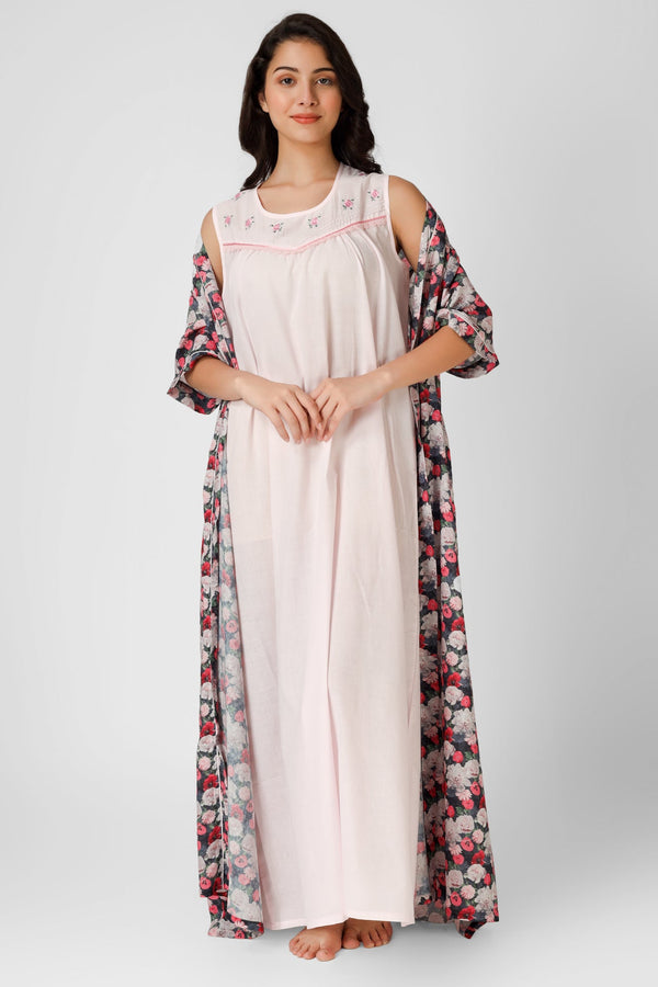 Blossom Night Dress & Robe - De - Nap.in - Nightwear