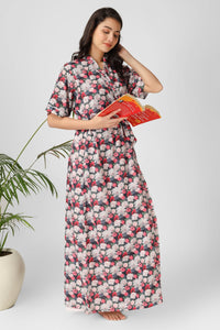 Blossom Night Dress & Robe - De - Nap.in - Nightwear
