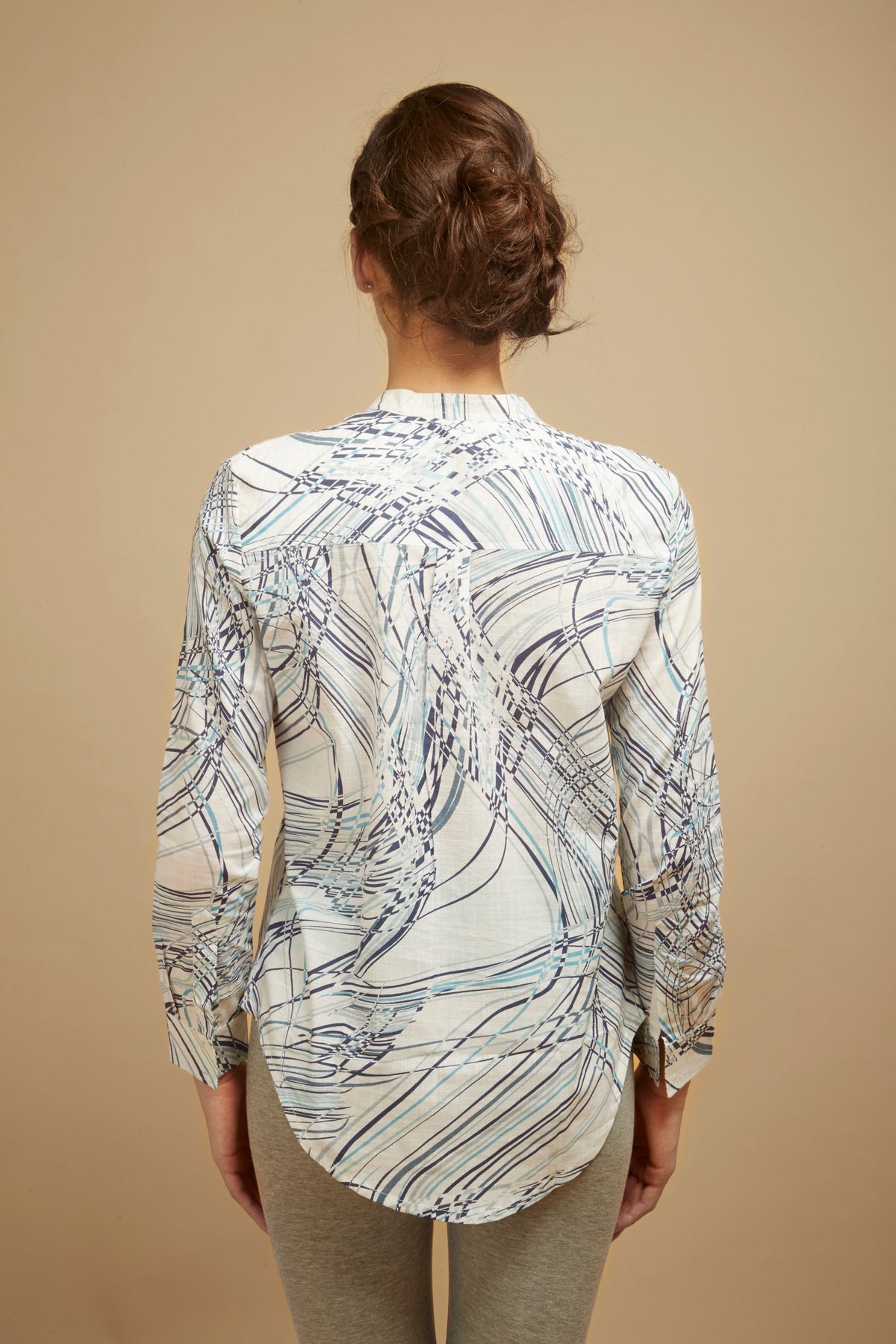 Blue Abstract Top - De - Nap.in - Nightwear