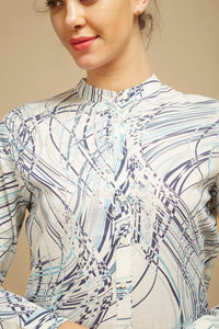 Blue Abstract Top - De - Nap.in - Nightwear