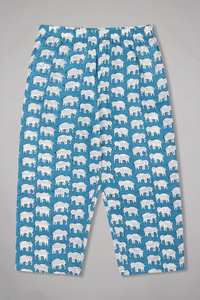Blue Elephant Oasis Kurta Pyjama Set - De - Nap.in - Nightwear