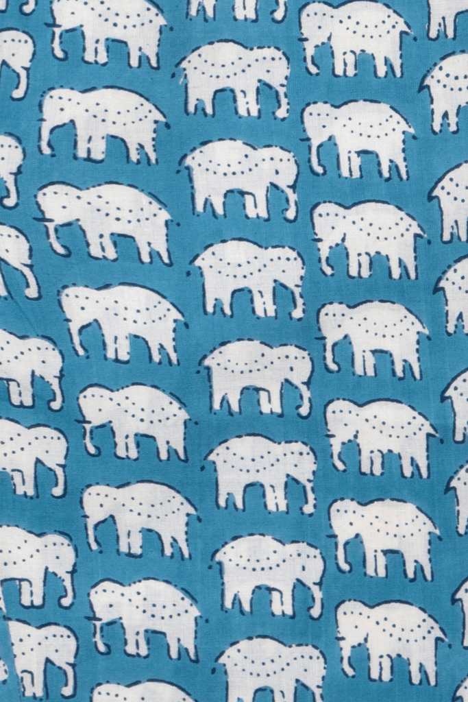 Blue Elephant Oasis Kurta Pyjama Set - De - Nap.in - Nightwear