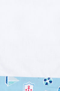 Blue Sailing Boats Kurta Pj Set - De - Nap.in - Nightwear