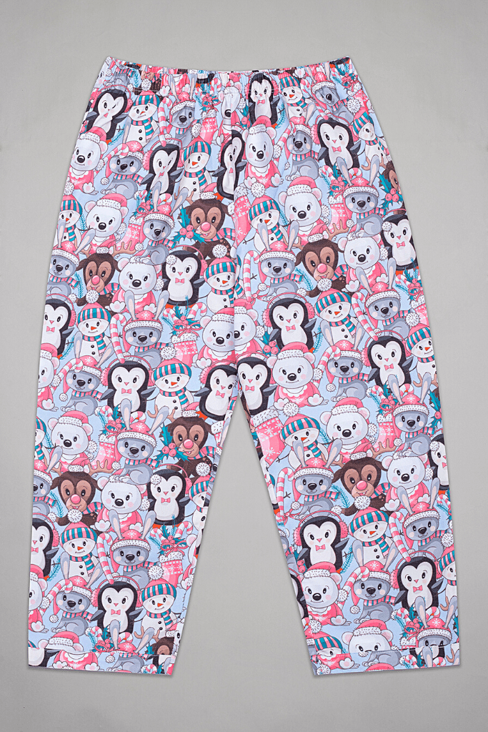 Blue Snowman Pyjama Set - De - Nap.in - Nightwear