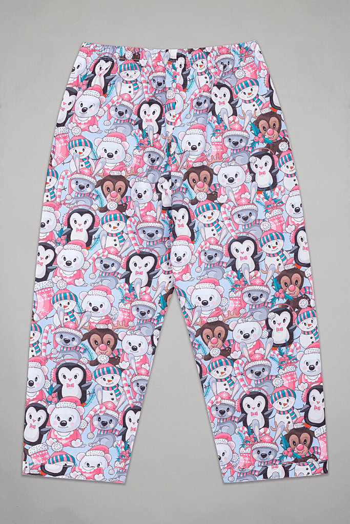 Blue Snowman Pyjama Set - De - Nap.in - Nightwear