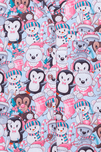 Blue Snowman Pyjama Set - De - Nap.in - Nightwear