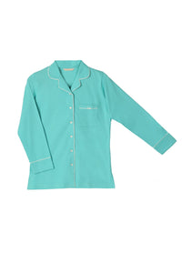 Classic Aqua Pyjama Set - De - Nap.in - Nightwear