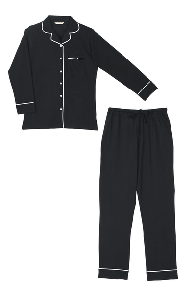 Classic Black Pyjama Set - De - Nap.in - Nightwear