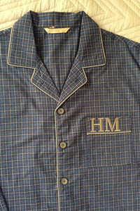 Classic Blue Grey Checks Pyjama Set - De - Nap.in - Nightwear