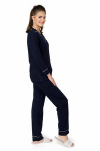 Classic Navy Pyjama Set - De - Nap.in - Nightwear