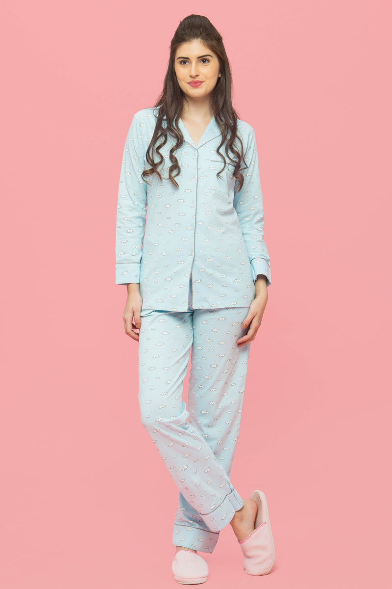 Clouds Pyjama Set - De - Nap.in - Nightwear