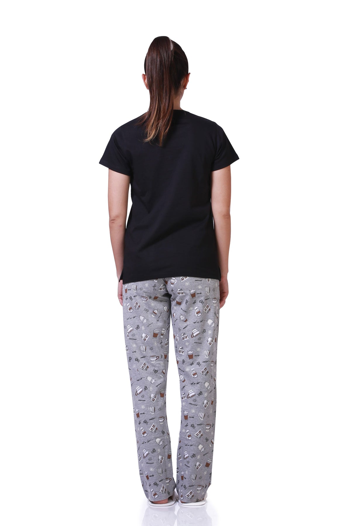 Coffee Addict Black Pj St - De - Nap.in - Nightwear