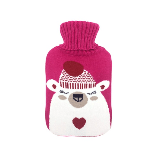 Creative Cartoon Hot Water Bottle Bag Cover Warm Knit Bag - De - Nap.in - Nightwear