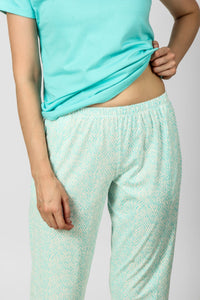 Dainty Lace Aqua Pj set - De - Nap.in - Nightwear