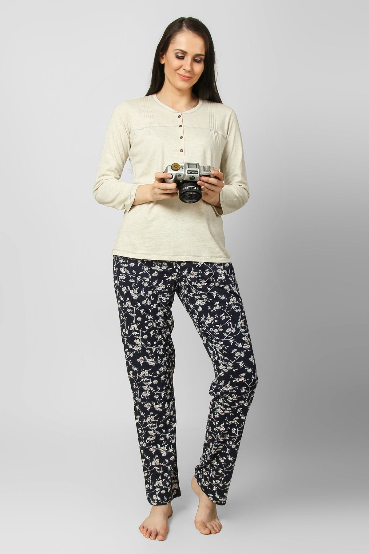 Damask Pj St - De - Nap.in - Nightwear