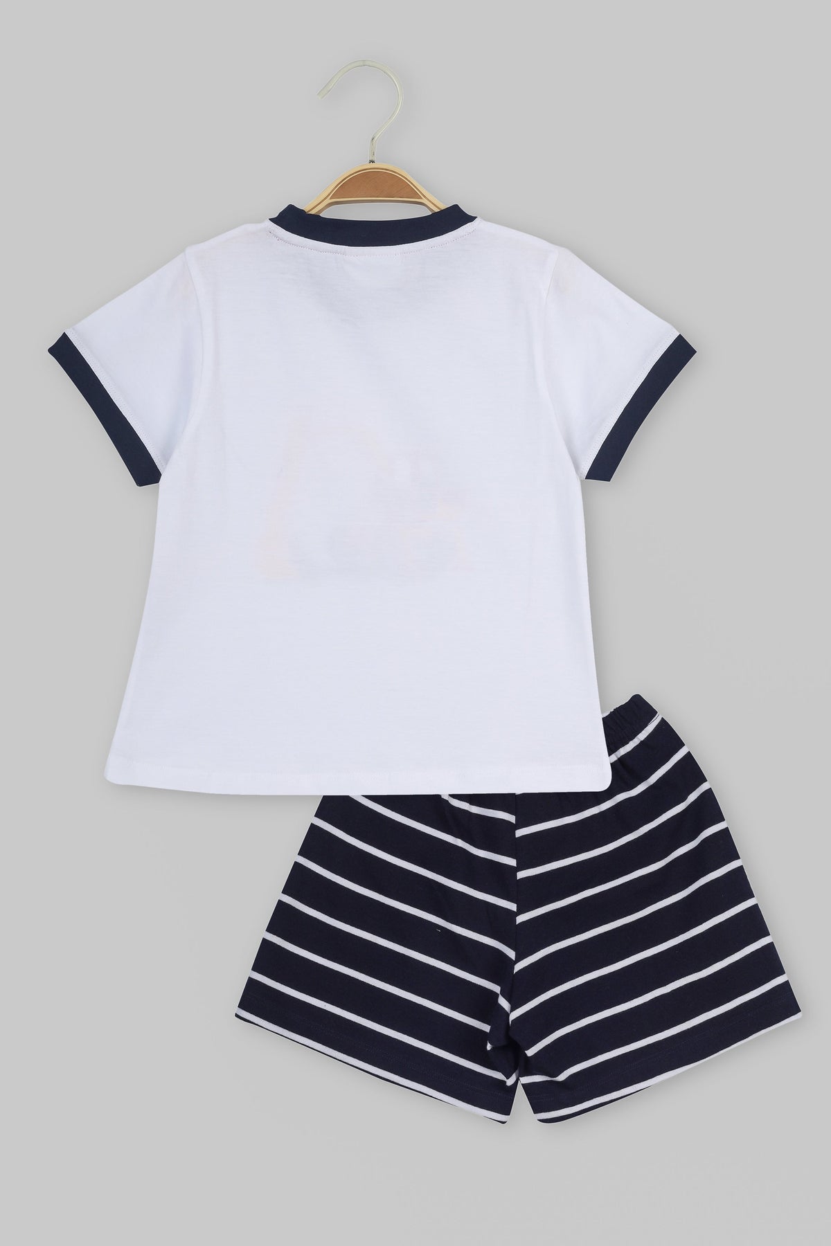 Diggers Dig White Shorts Set - De - Nap.in - Nightwear