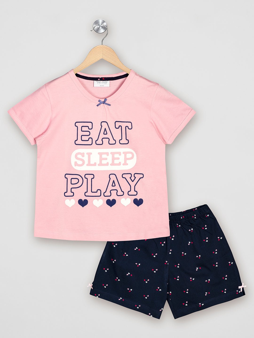 Eat Sleep Play Shorts Set - De - Nap.in - Nightwear