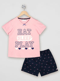 Eat Sleep Play Shorts Set - De - Nap.in - Nightwear