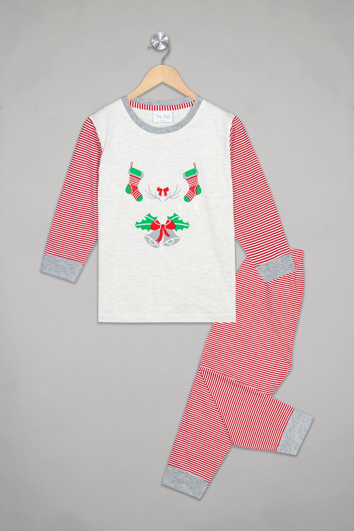 Ecru Fa La La Pyjama Set - De - Nap.in - Nightwear