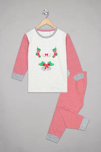 Ecru Fa La La Pyjama Set - De - Nap.in - Nightwear