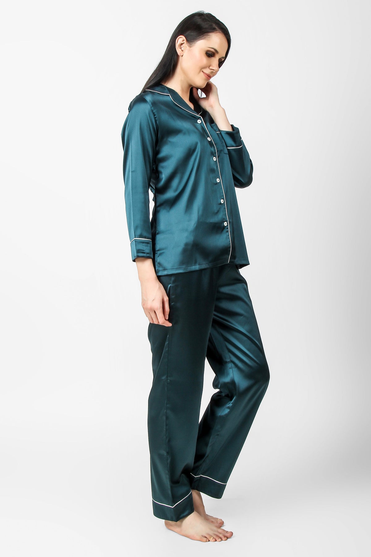 Favolosa Satin PJ Set - De - Nap.in - Nightwear