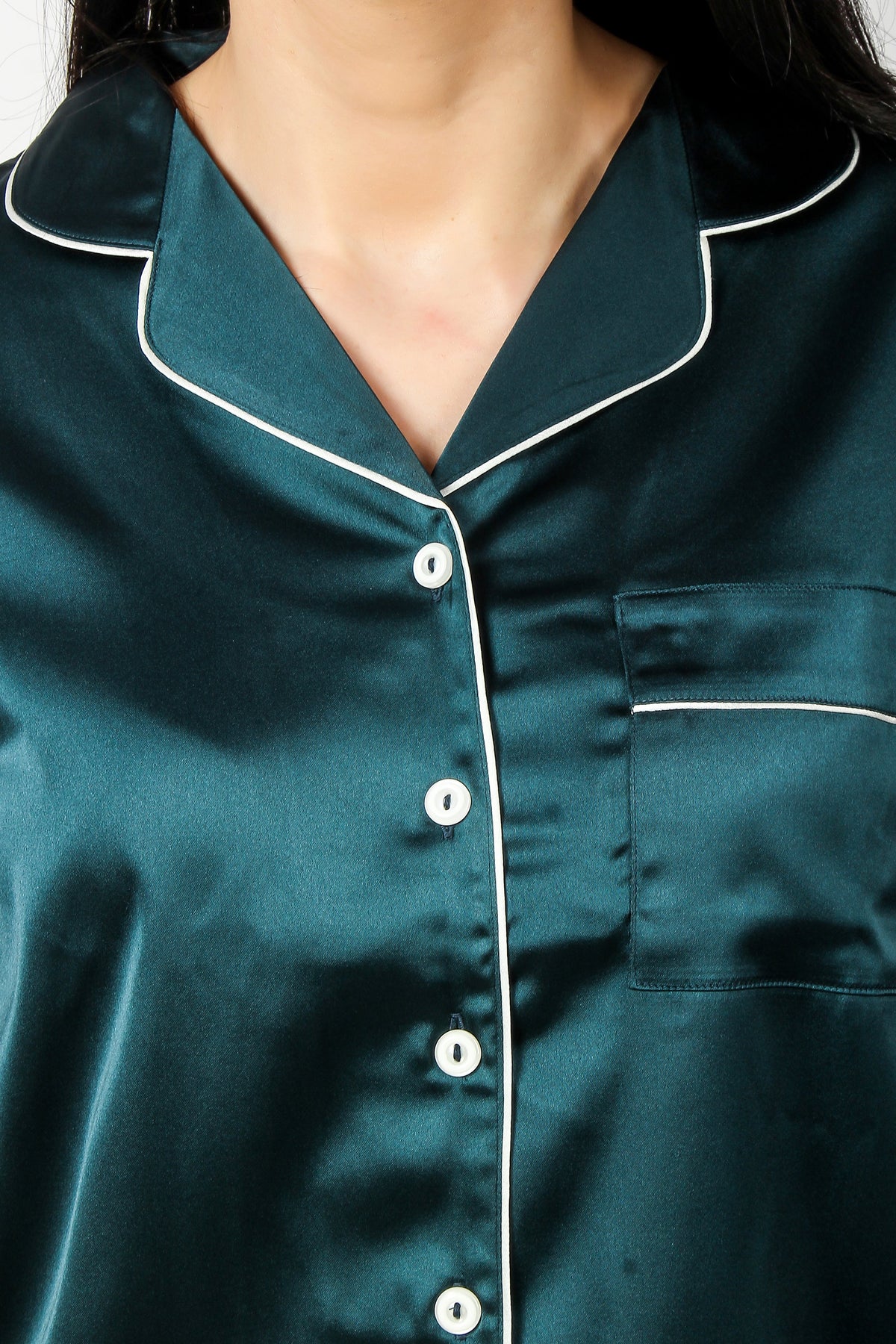 Favolosa Satin PJ Set - De - Nap.in - Nightwear