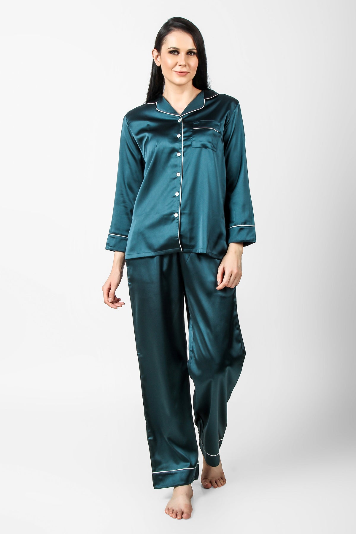 Favolosa Satin PJ Set - De - Nap.in - Nightwear