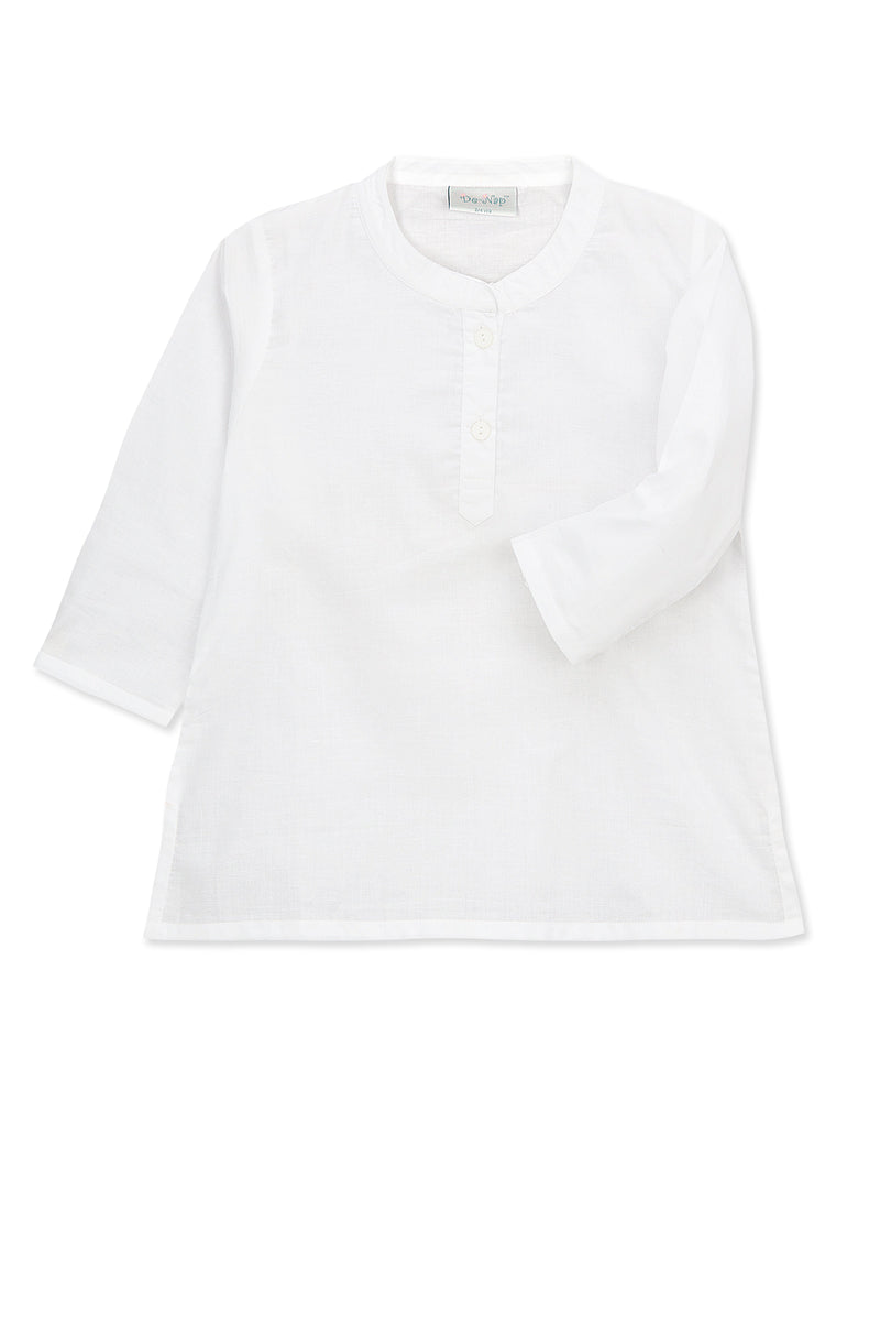 For The Love Of White Kurta Pyjama - De - Nap.in - Nightwear