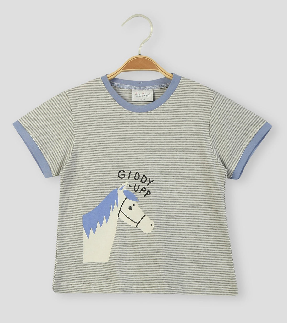 Giddy Up Grey Shorts Set - De - Nap.in - Nightwear