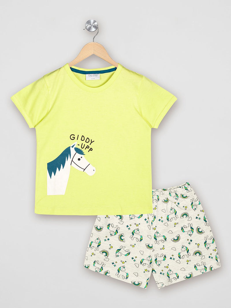 Giddy Up Shorts Set - De - Nap.in - Nightwear