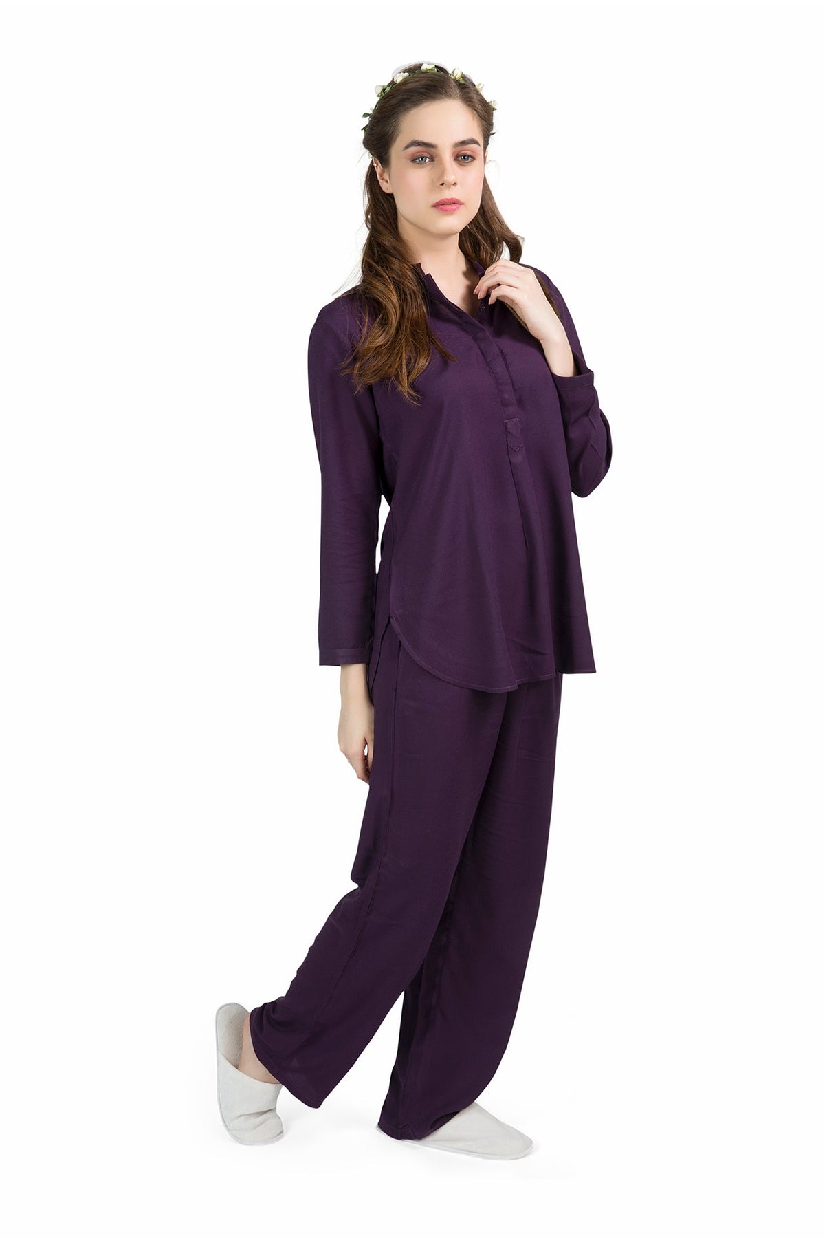 Grape Wine Pyjama Set - De - Nap.in - Nightwear
