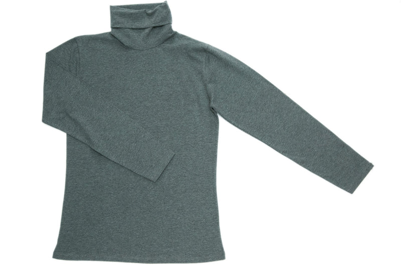 Grey Polo Neck Top - De - Nap.in - Nightwear