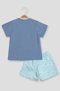 Happy Clouds Shorts Set - De - Nap.in - Nightwear