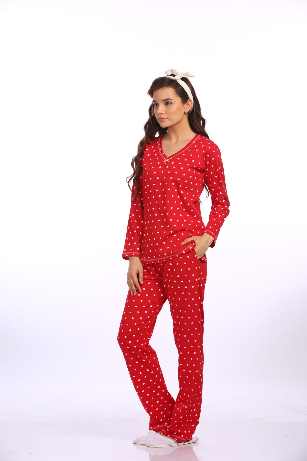 Hearty Delight Pyjama Set - De - Nap.in - Nightwear