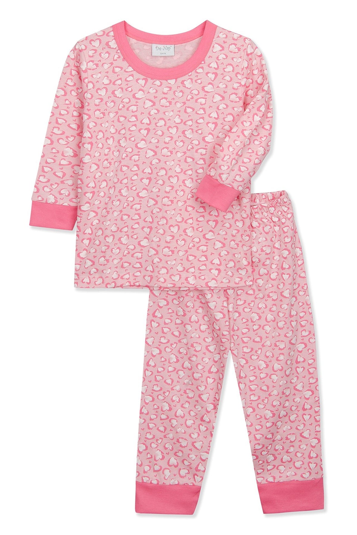 Hearty Love Print Pyjama Set - De - Nap.in - Nightwear