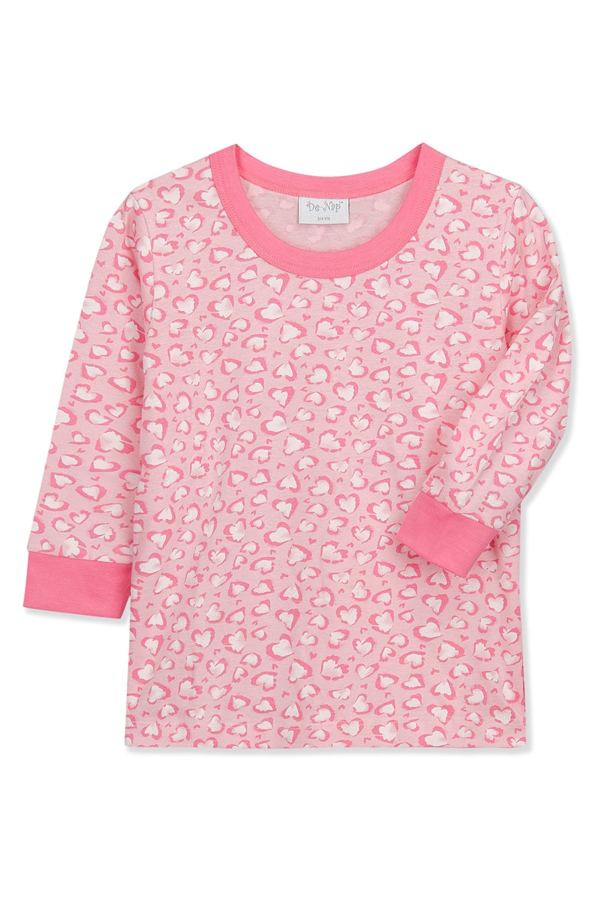 Hearty Love Print Pyjama Set - De - Nap.in - Nightwear