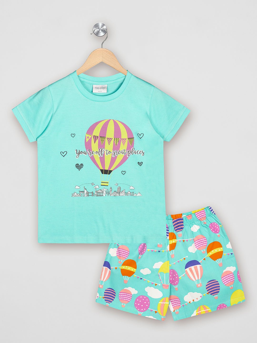 Hot Air Ballon Shorts Set - De - Nap.in - Nightwear